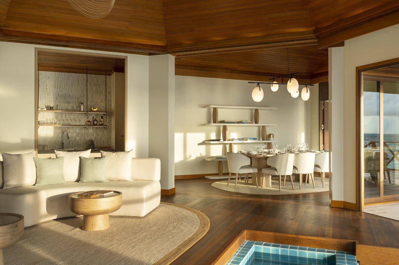 Two Bedroom Ocean Pavilion with Pool, wohnen, Huvafen Fushi Maldives
